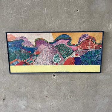 1980's David Hockney LA County Museum Of Art