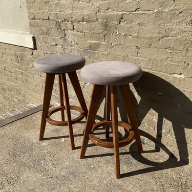 Pair of Article Counter Stools