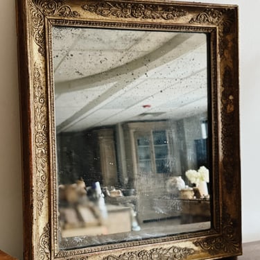 Antique French Gilded Mirror 