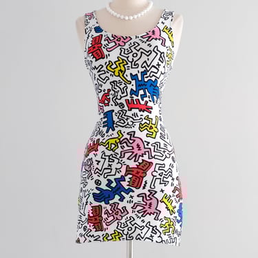 Collectable Keith Haring Mini Dress by Forever 21 / M
