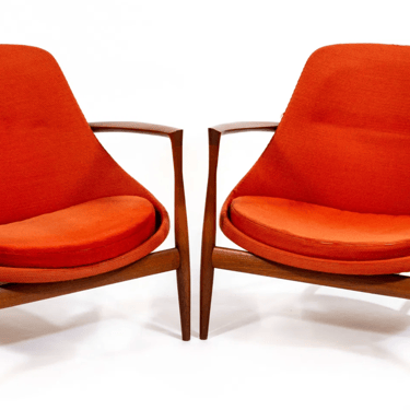 Pair Ib Kofod-Larsen Elizabeth Lounge Chairs