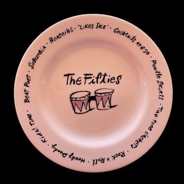 The Fifties Pottery Barn Millennium Decade 8-1/4” Salad Snack or Dessert Plate 