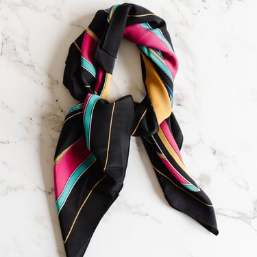 vintage french Christian Dior silk scarf
