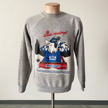 Vintage 1980s Spuds Mackenzie Raglan / Spuds Mackenzie Bud Light Raglan Sweatshirt / 80s Bud Light Promo Raglan Sweatshirt / Party Animal 
