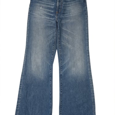 Acne Studios - Medium Wash Wide Leg Jeans Sz 10