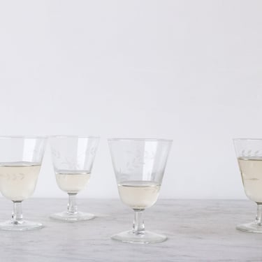 Vintage Cocktail Glass Set Of 5