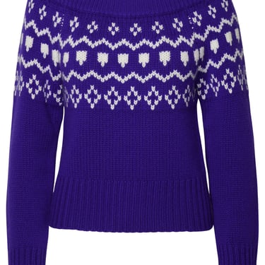 Lisa Yang Woman Phila Sweater In Purple Cashmere