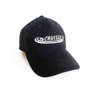 PT Cruiser hat / 90s dad hat / 1990s black Chrysler PT Cruiser car hat strapback dad hat cap 