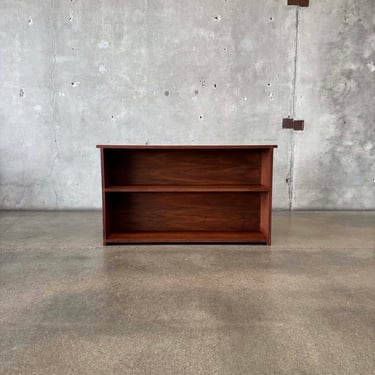 Mid Century Mahogany & Walnut Bookcase