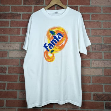 Vintage 90s Fanta ORIGINAL Soda Promo Tee - Extra Large 