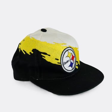 Vintage NFL Steelers Splash Snapback Hat