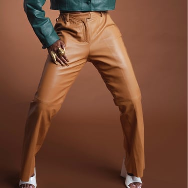 Jordyn Reworked Leather Pants | Size: 10