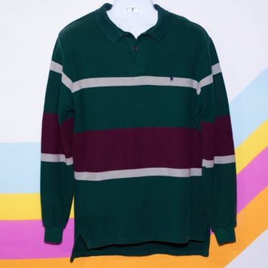 Vintage 1990s Polo Ralph Lauren Long Sleeved Shirt | Mens Medium | 10 
