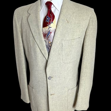 Vintage 1950s ATOMIC ERA Wool Rockabilly Blazer ~ 36 to 38 R ~ sport coat / jacket ~ Elvis ~ VLV ~ 