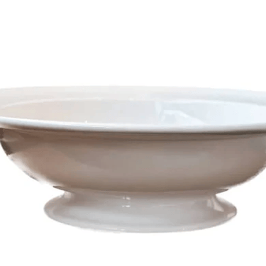 1508 Medium Serving Bowl, White