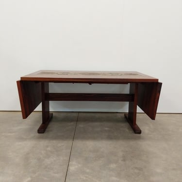 Vintage Danish Mid Century Modern Rosewood Ox Art Dining Table 