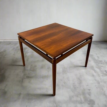 Danish Rosewood Square Coffee Table with Floating Top - #A1638