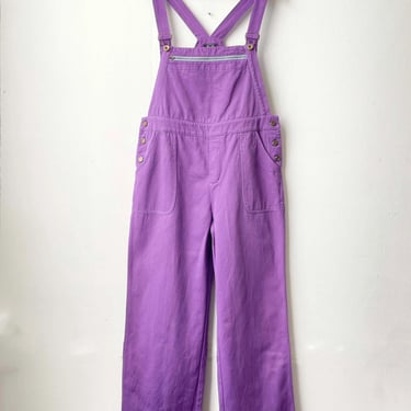Purple Workwear Dungarees - Bib Coveralls All In One - XS S M L 
