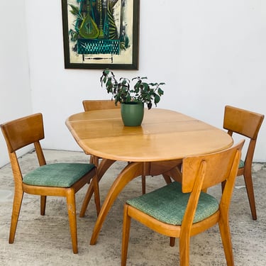 Heywood Wakefield Dining Table and Chairs