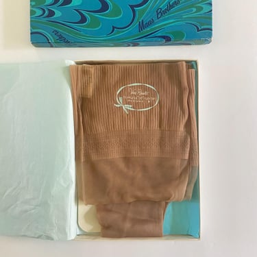 Vintage Van Raalte Hosiery / Nylon Seamless 30 flextop stockings / Medium / Groovy Box / Deadstock / unworn 