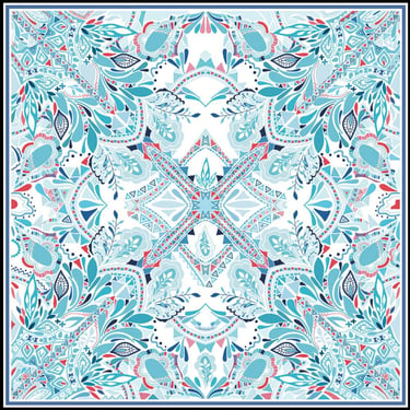 Silk Scarf | The Ocean