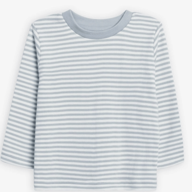 Turk Long Sleeve Crew - Mist Stripe