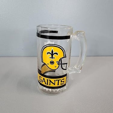 Vintage NFL Football New Orleans Saints Beer Mug 