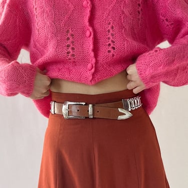 Leather + Chainlink Belt | S 