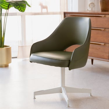 Olive Green Swivel Chair