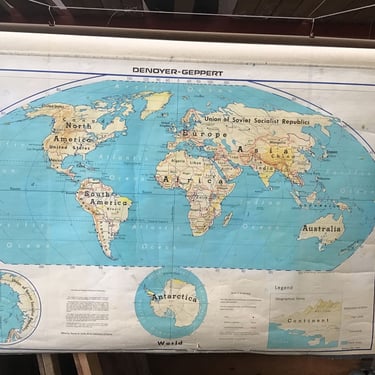 Denoyer-Geppert World Map (Seattle)