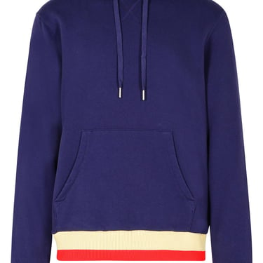 Golden Goose Blue Cotton Sweatshirt Man