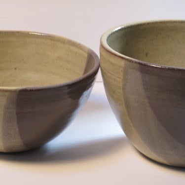 Mid Century Modern Ceramic Bowl Signed Studio Pottery Bowl Earth Tones Boho Ceramic Bowl Art Pottery planter Handmade Vintage pottery 