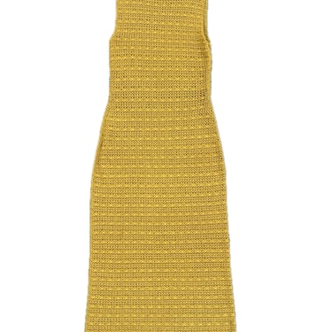 RACHEL COMEY Yellow Linen One Sleeve Midi Dress | MOSS Designer Consignment  - Austin and San Antonio TX | ATTIC