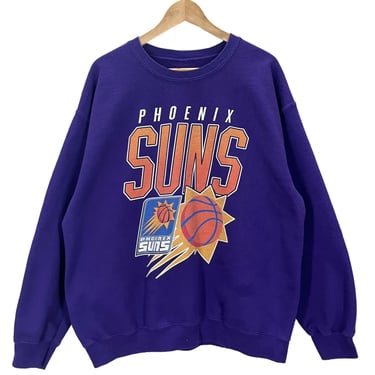 Vintage Phoenix Suns Big Logo Purple Crewneck Sweatshirt XL