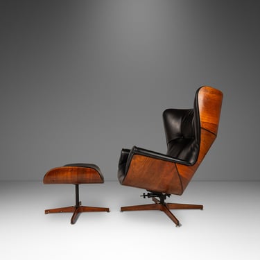 Rare Mid-Century Modern Wingback 