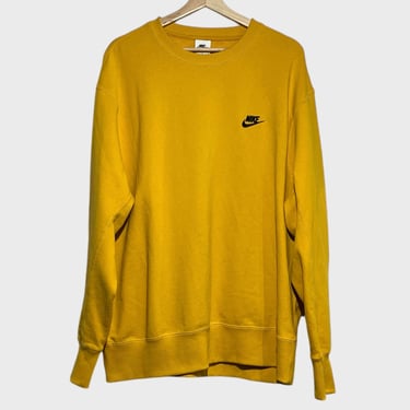 Yellow Club Fleece Crewneck Sweatshirt L