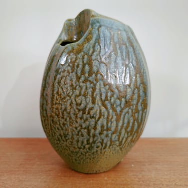 Vintage Reid Ozaki Ikebana Vase | Ash Glaze | Studio Pottery | Tacoma WA 