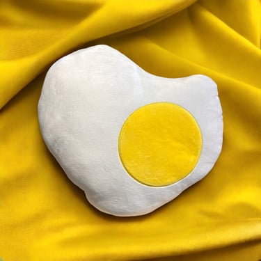 Fake Egg Accent Pillow
