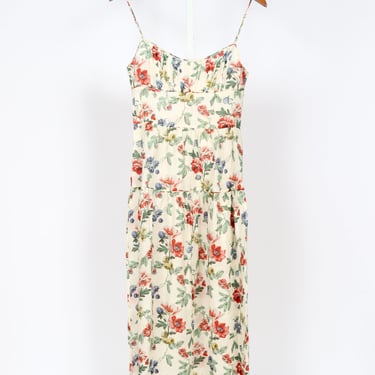 Benoit Dress - Ivory Wild Rose (By Phone Order Only)