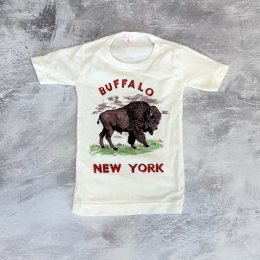 70's Buffalo New York Vintage Tee / Kid's Size 6 