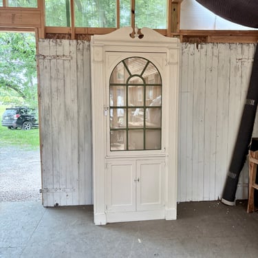 Killer Painted Corner Cabinet