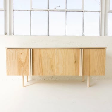 Ready to ship Figured Maple Credenza 