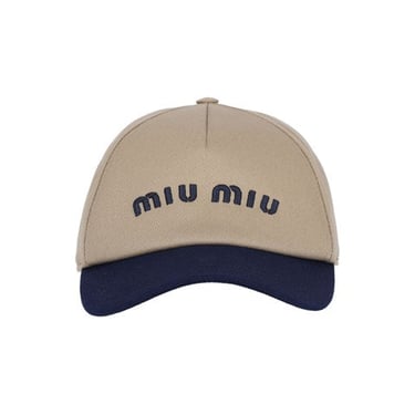 Miu Miu Women Logo Baseball Cap