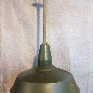 Vintage Industrial Pendant Light 18 x 27 - AS IS