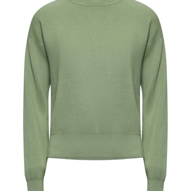 Brunello Cucinelli Women Green Cotton Monili Sweater