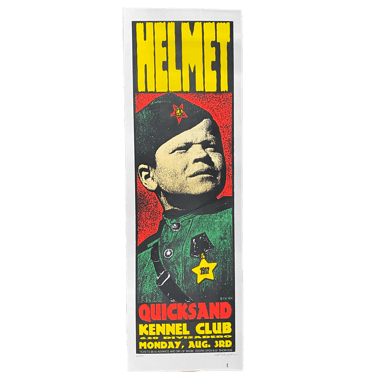 Vintage Helmet Quicksand "Kennel Club" 1992 Frank Kozik Screenprinted Poster