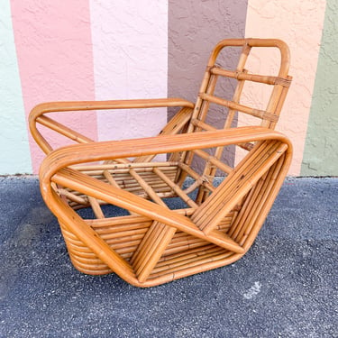 Frankl Style Rattan Pretzel Chair