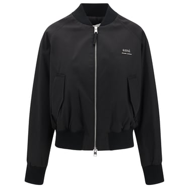Ami Paris Women Loose Bomber Jacket