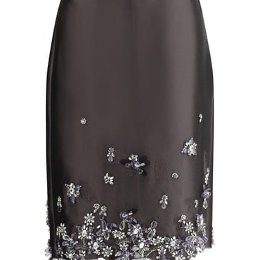 Prada Women Midi Skirt With Crystals