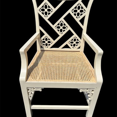 Stunning vintage chippendale arm chair with beautiful fretwork 